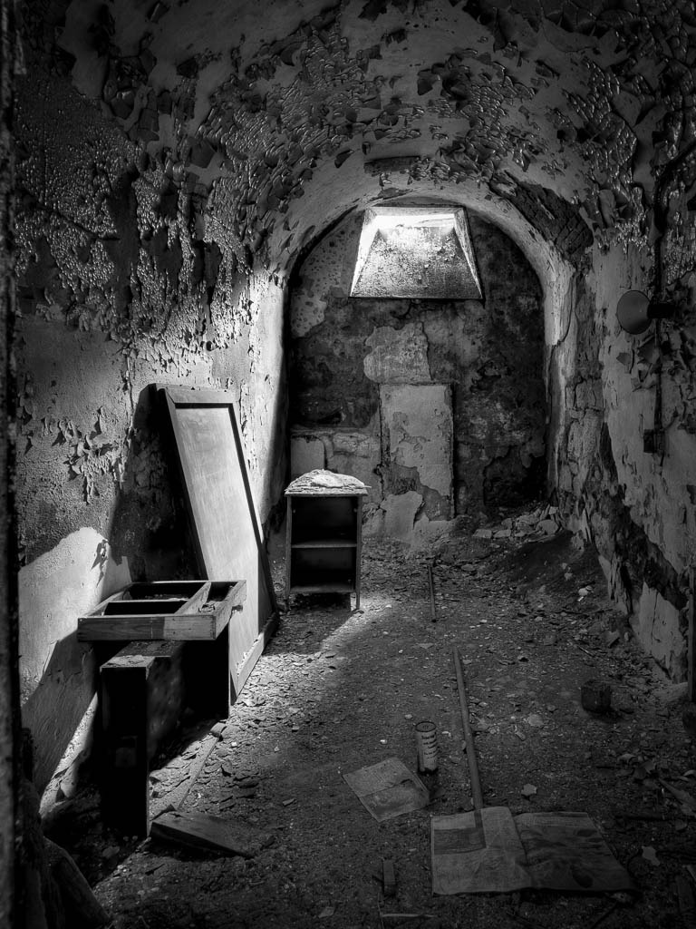 Light in Prison Cell